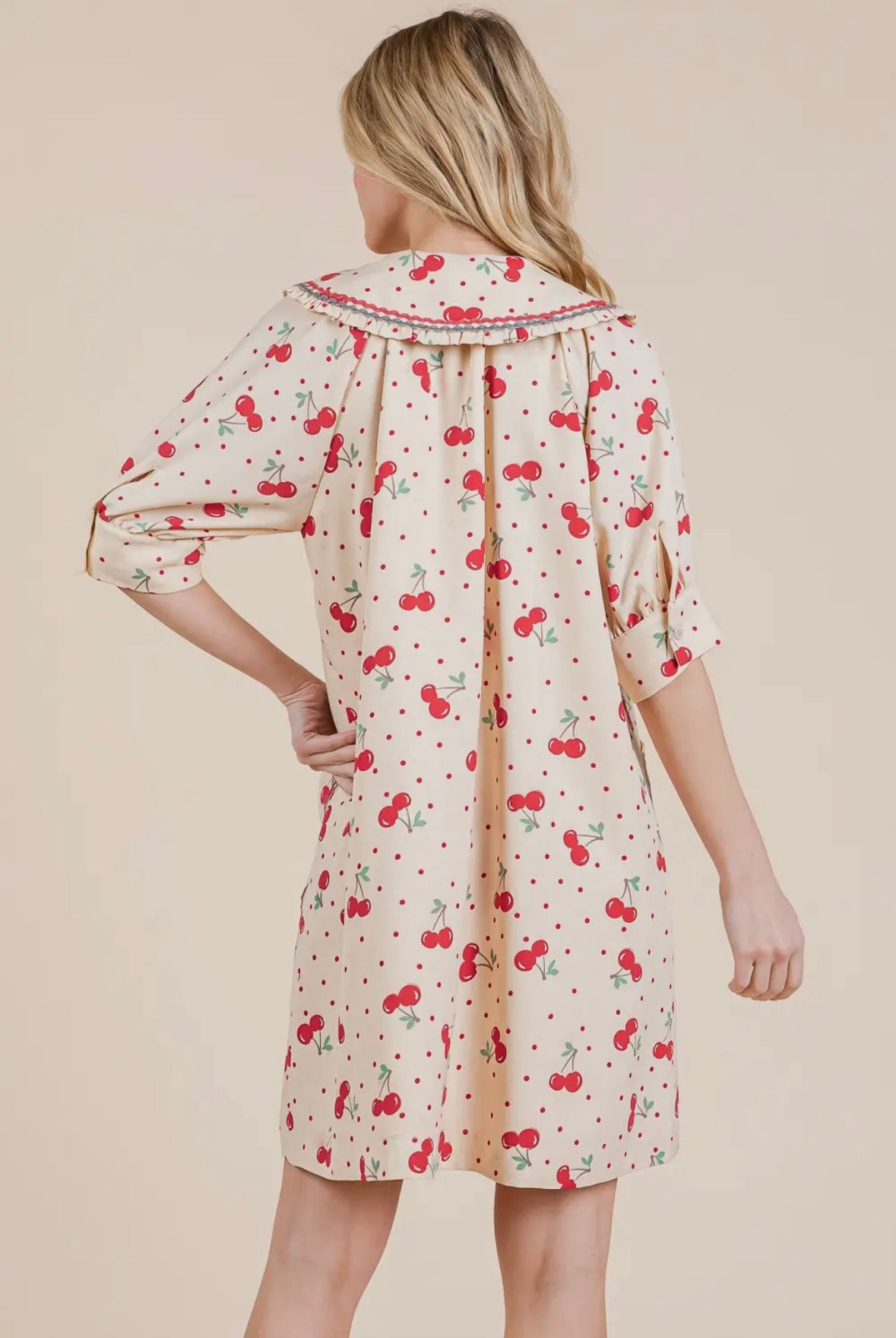 Cherry Shirt Dress