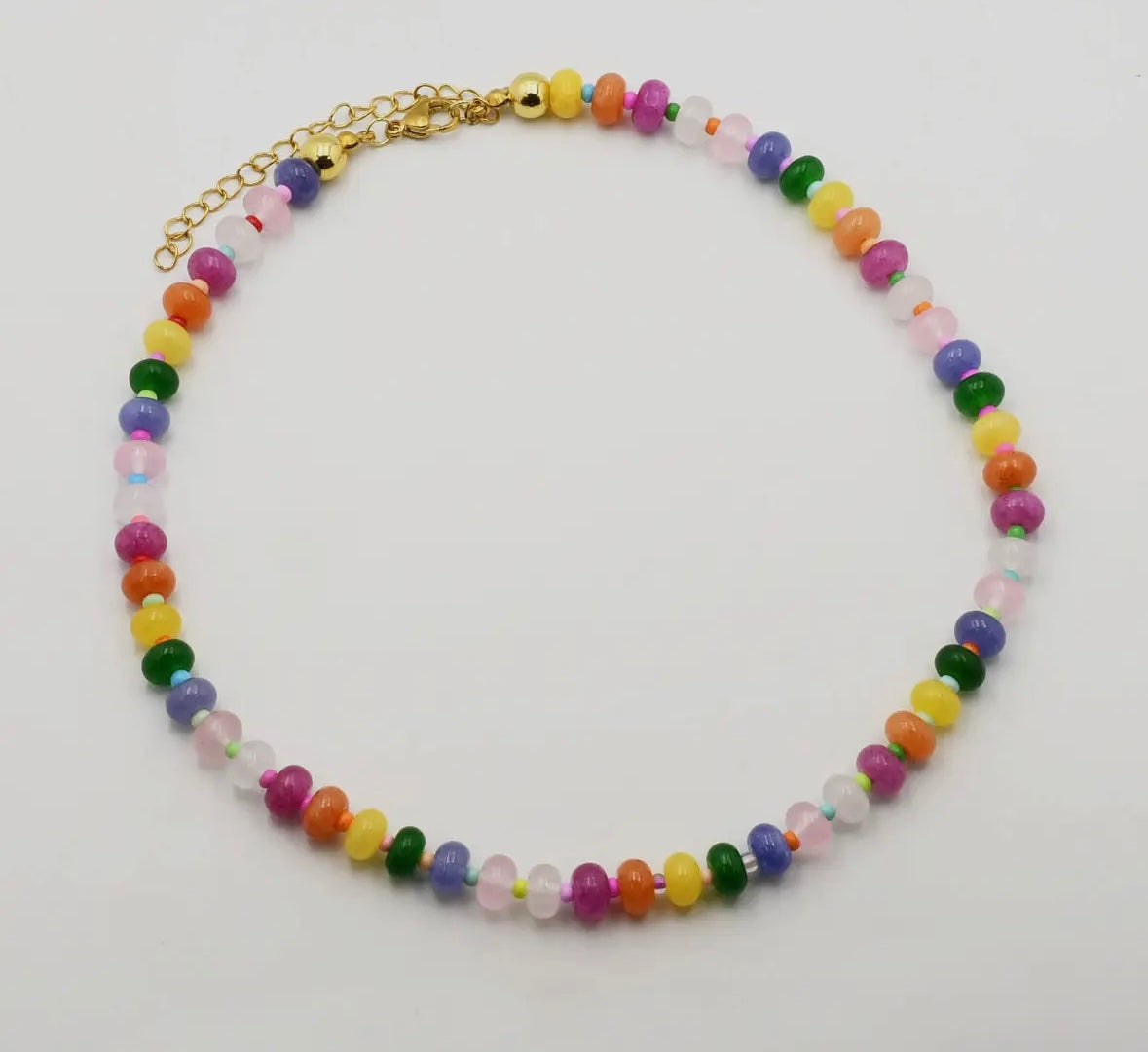 Rainbow Gemstone Necklace