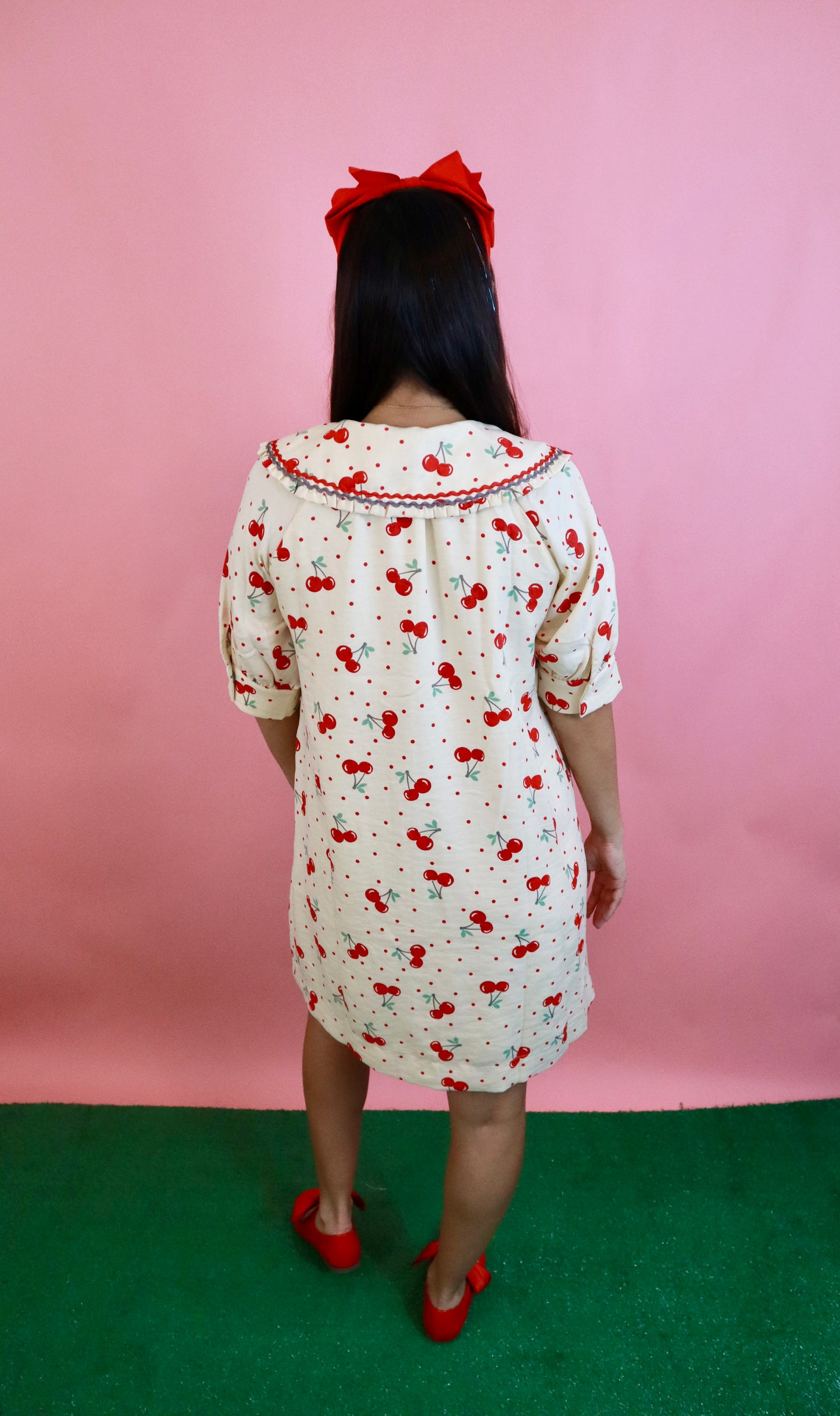 Cherry Shirt Dress