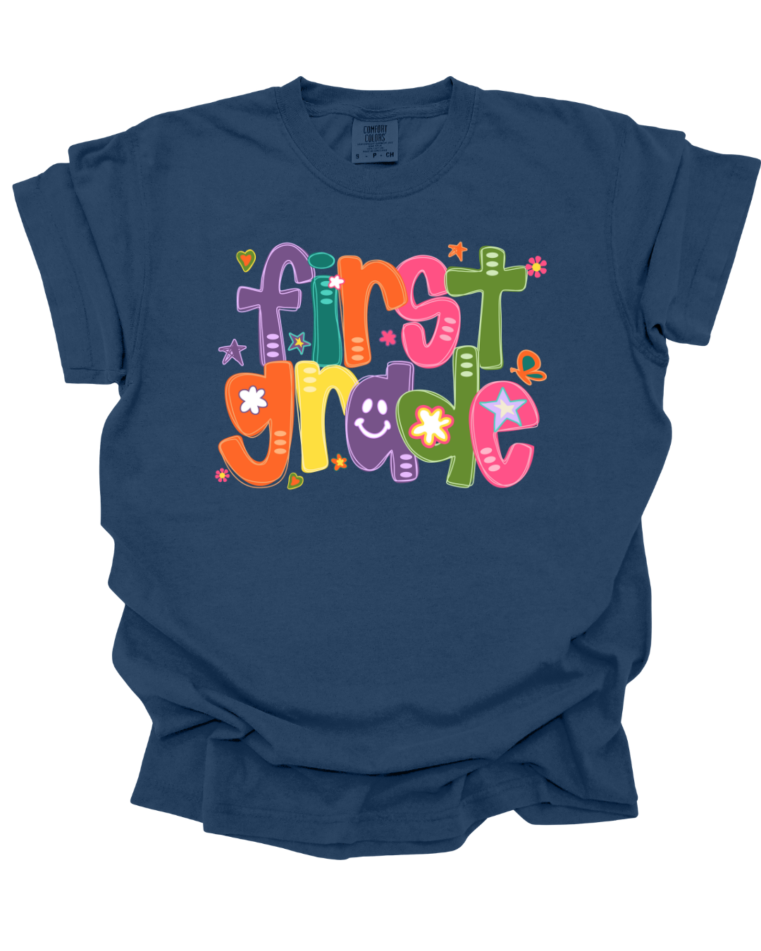Colorful Grade Level Tee