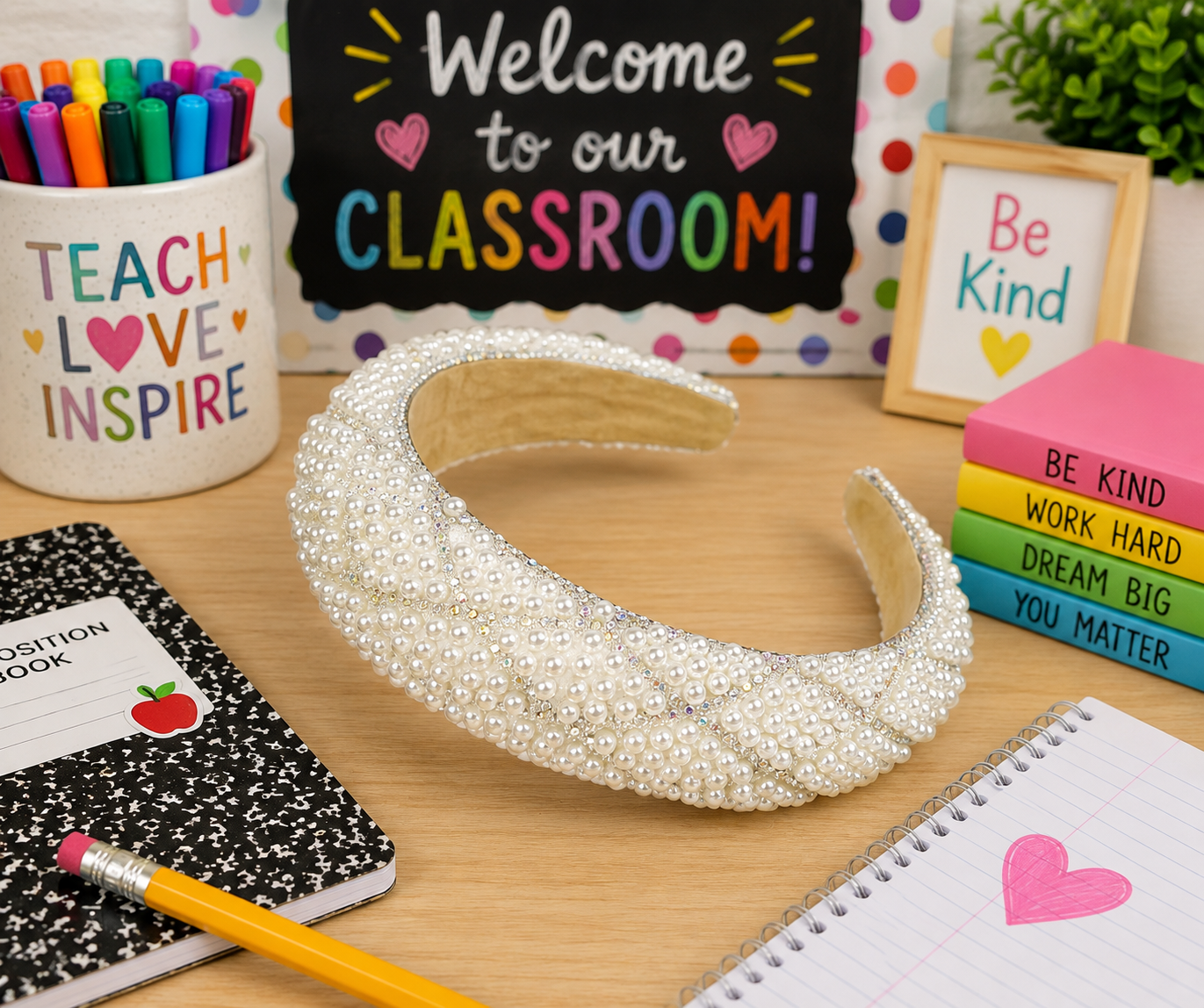 Pearl and Rhinestone Headband