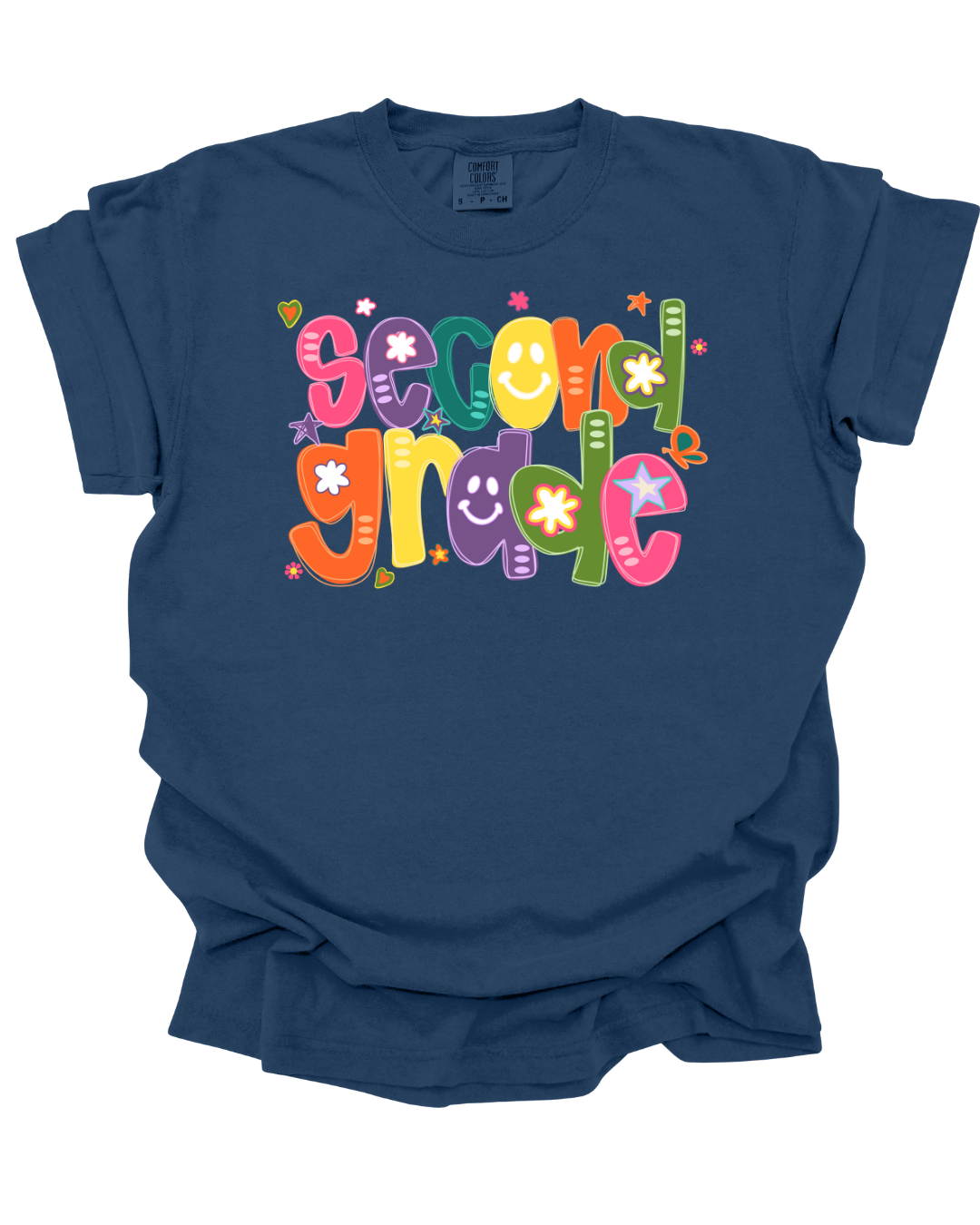 Colorful Grade Level Tee