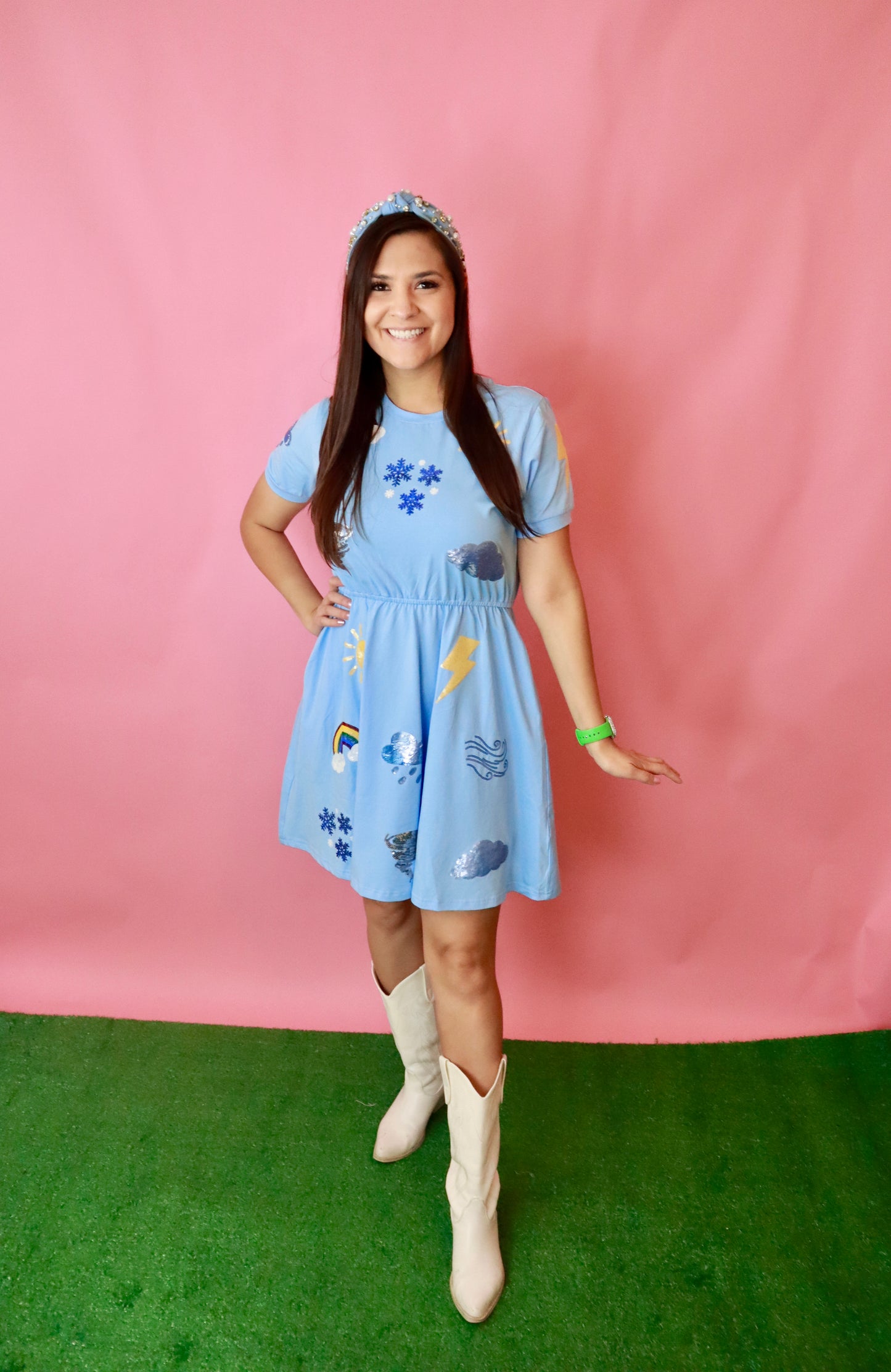 Weather Sequin Dress