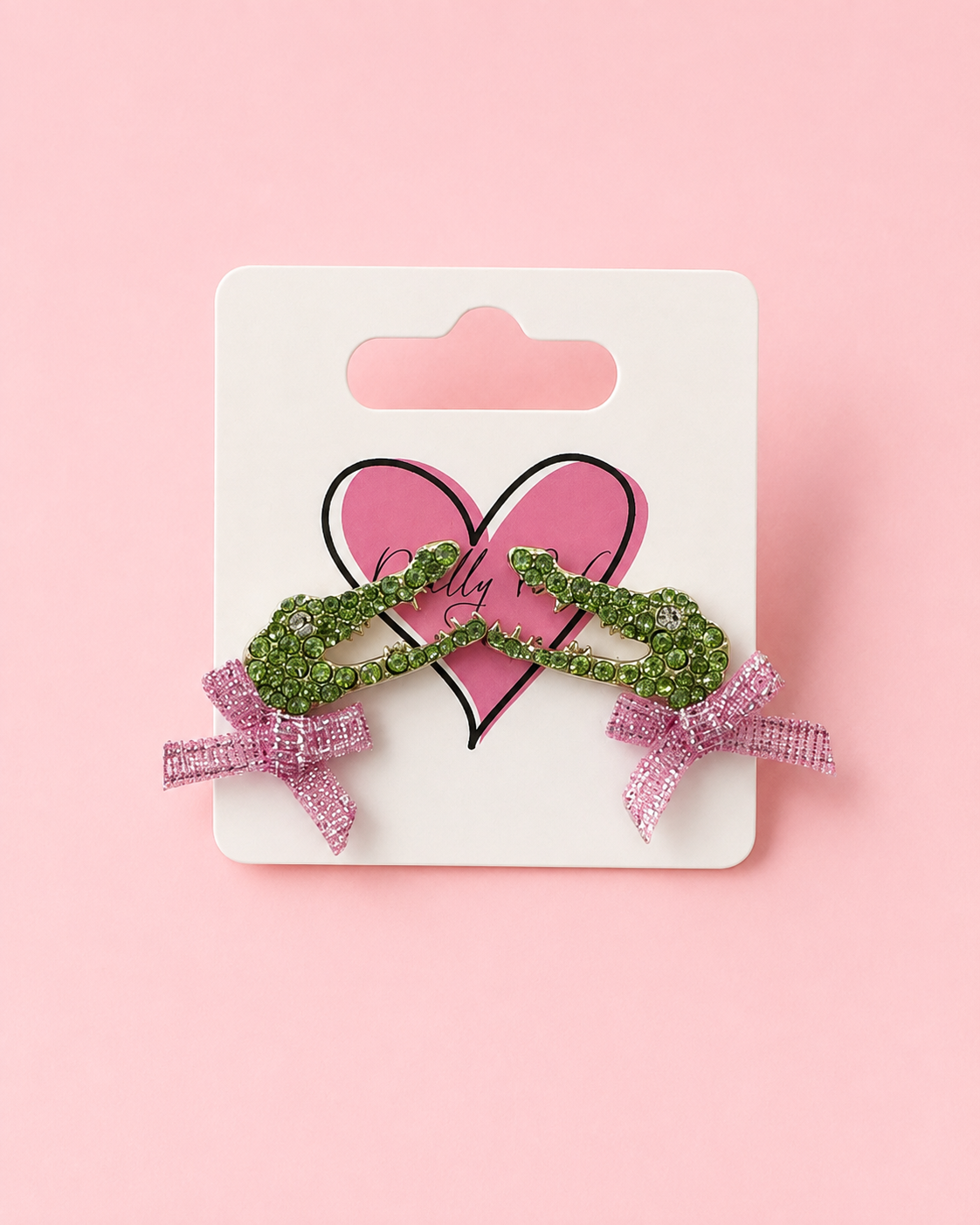 Rhinestone Alligator Studs