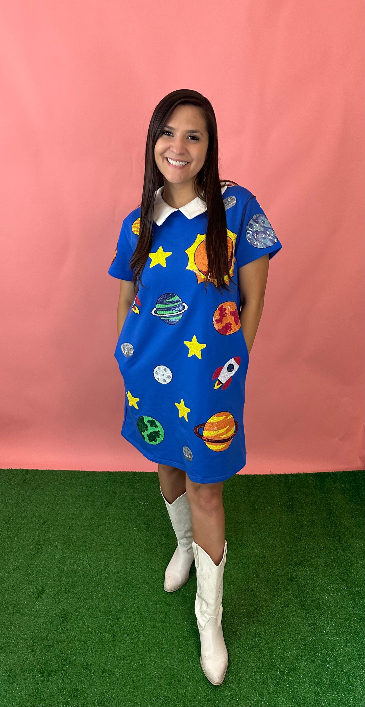 Sequin Space Dress