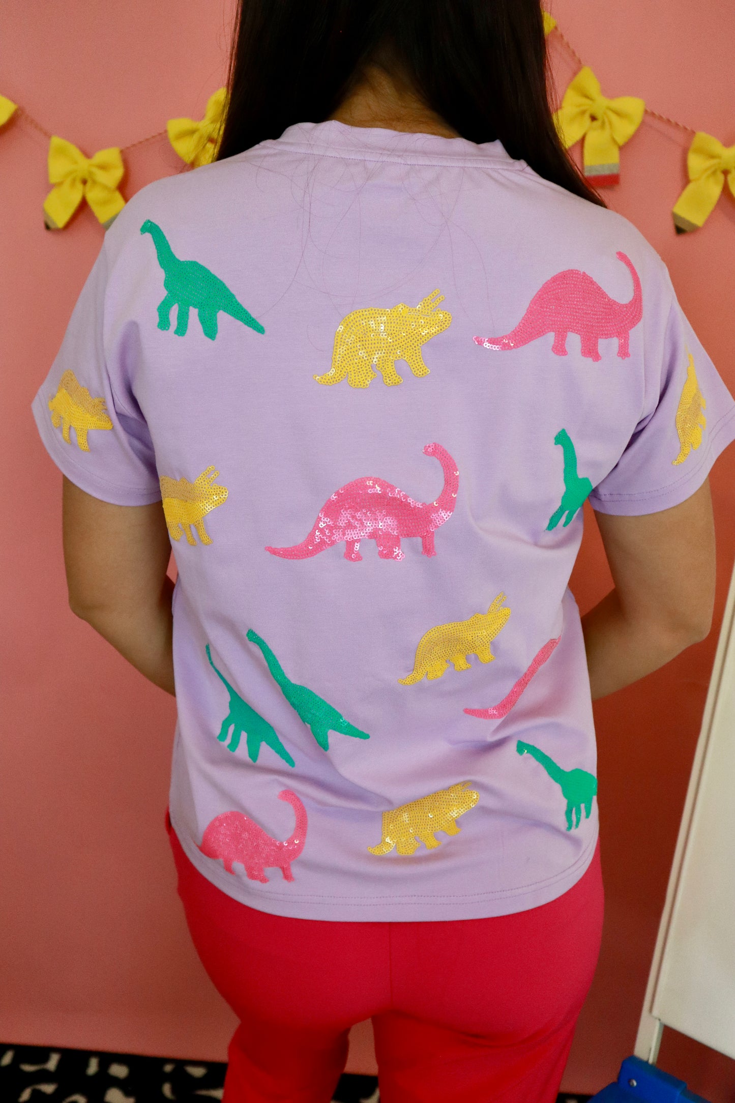 Sequin Dinosaur Top