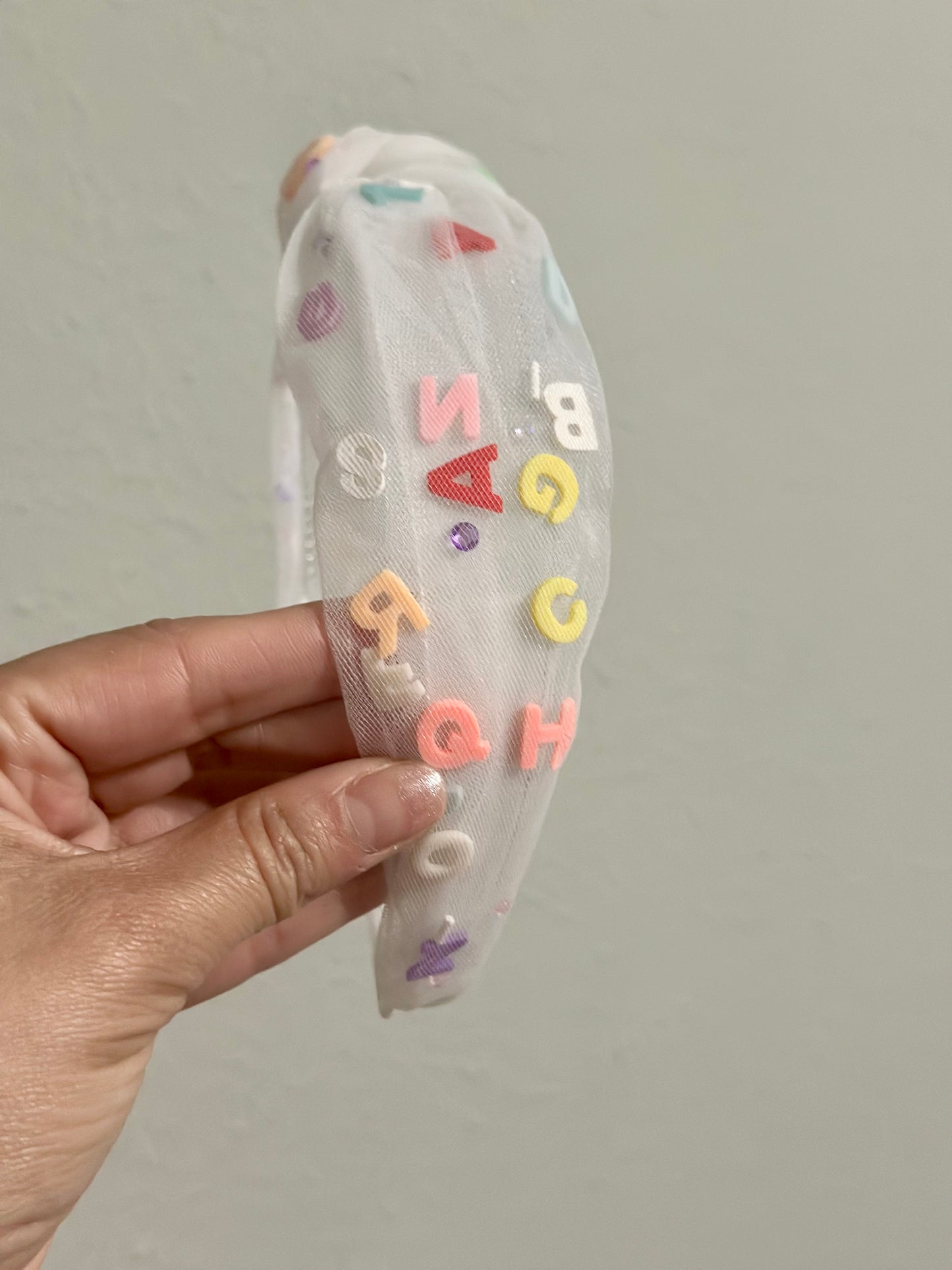 Alphabet Confetti Headband
