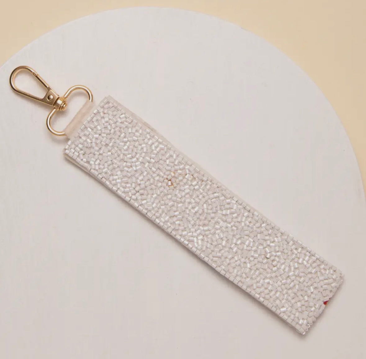 Beaded Teach Keychain Band