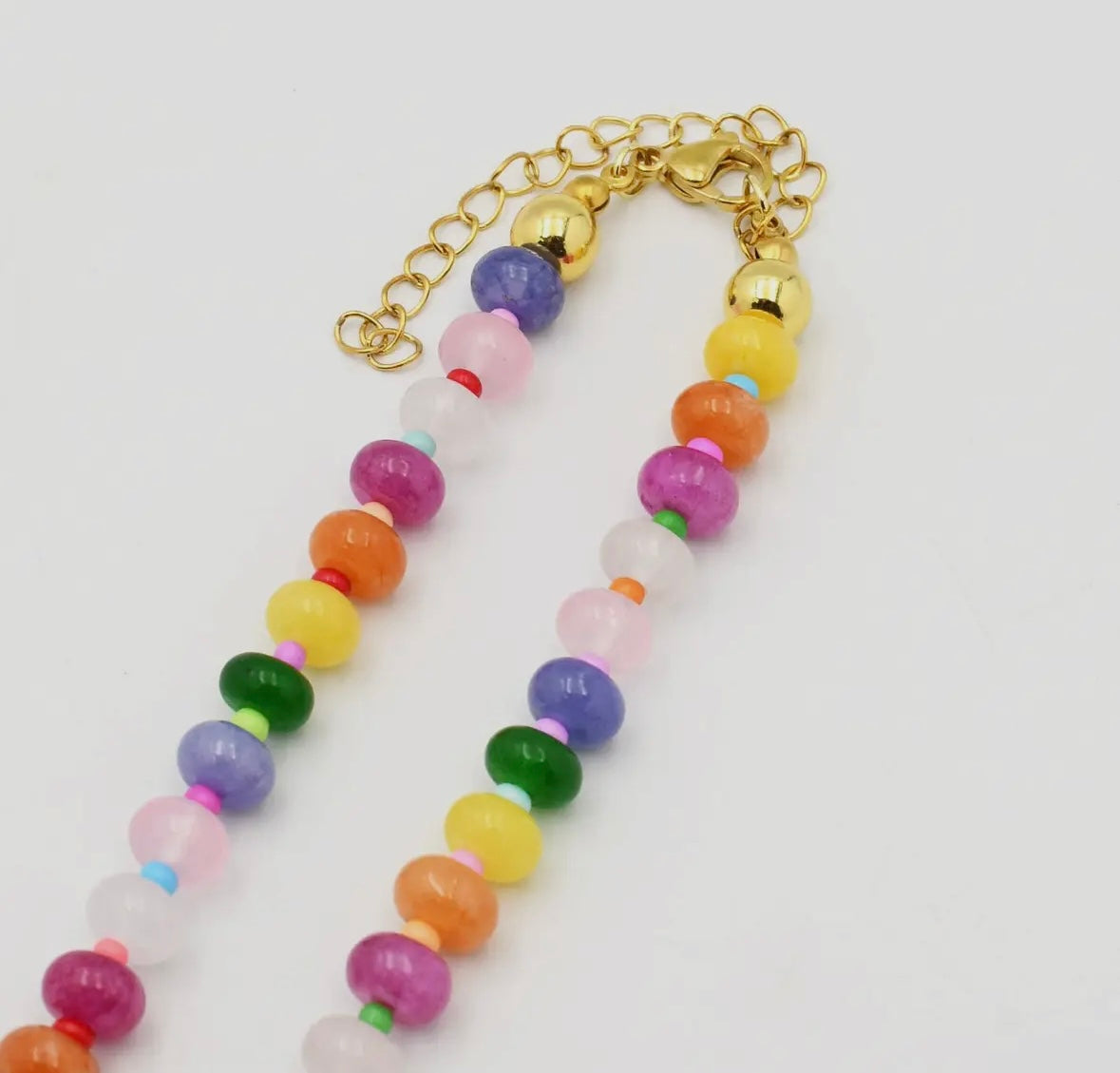 Rainbow Gemstone Necklace