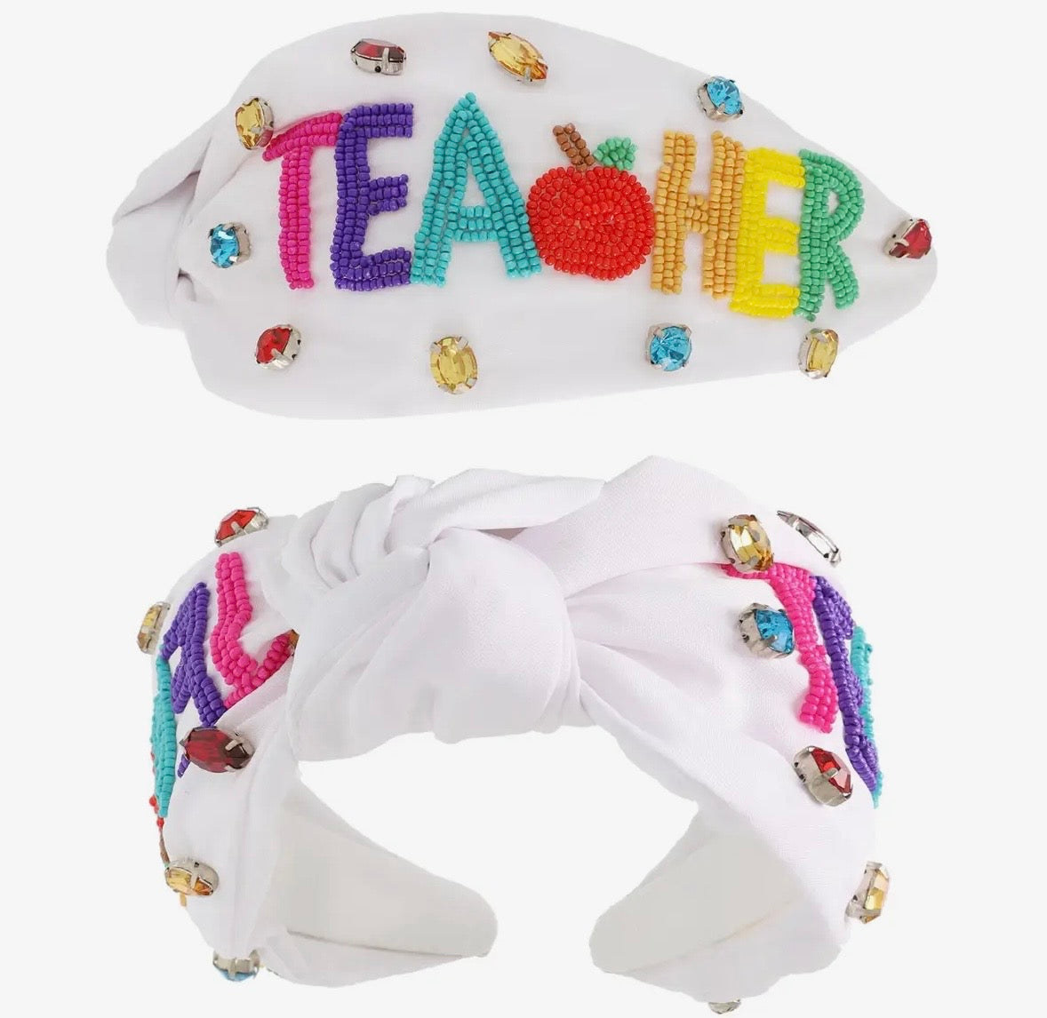 Teacher Beaded Headband