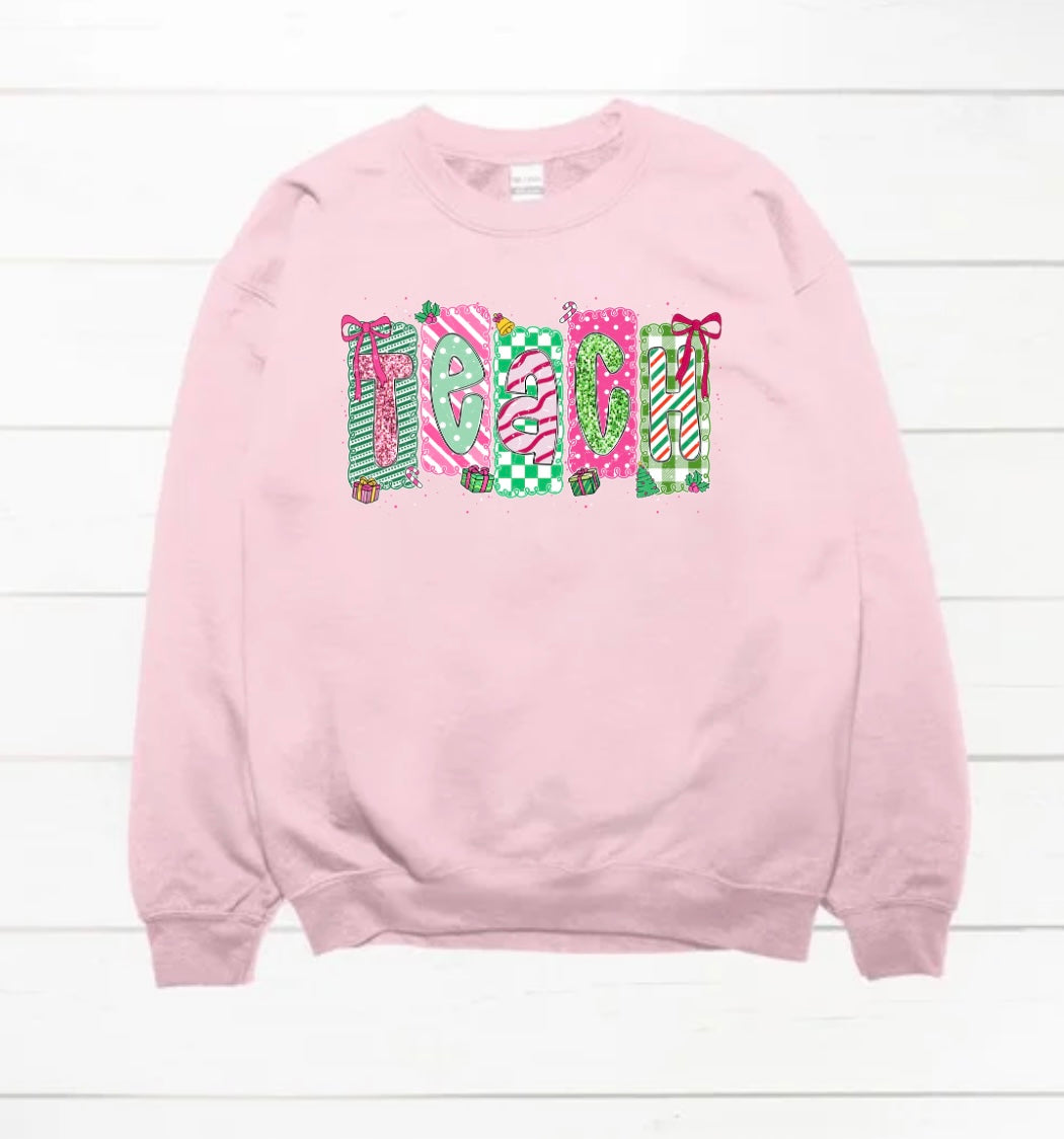 Coquette Teach Sweatshirt