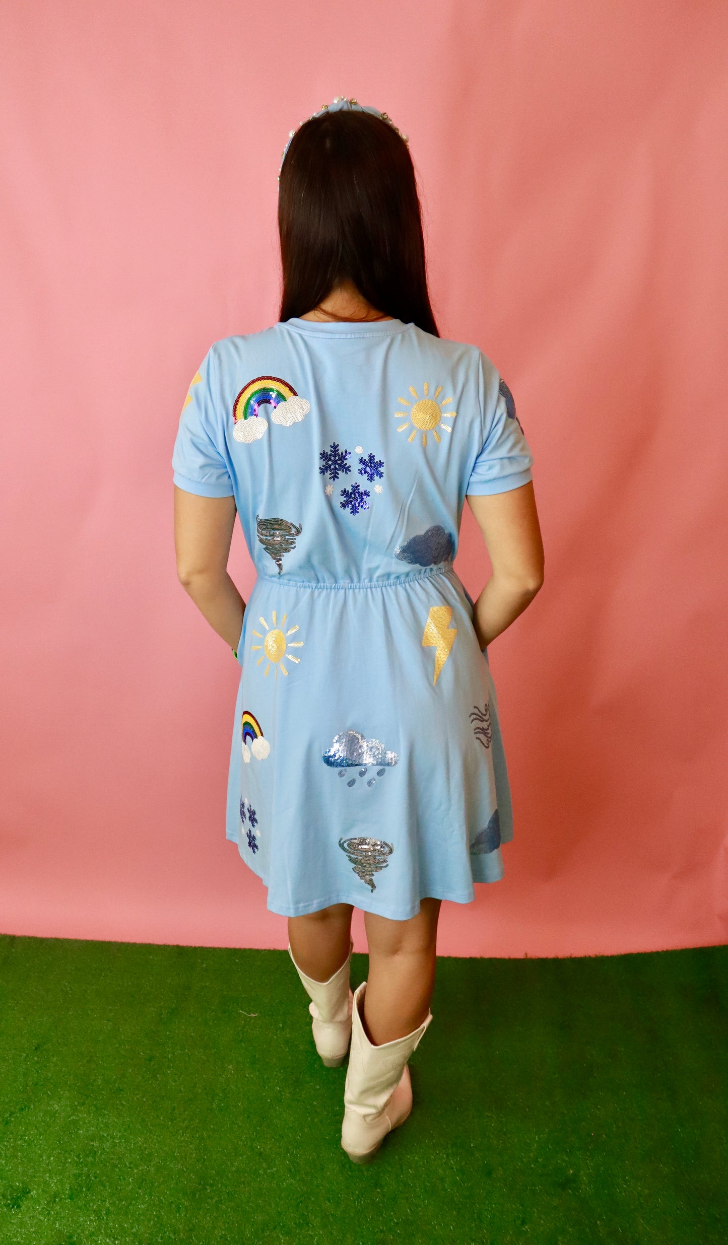 Weather Sequin Dress