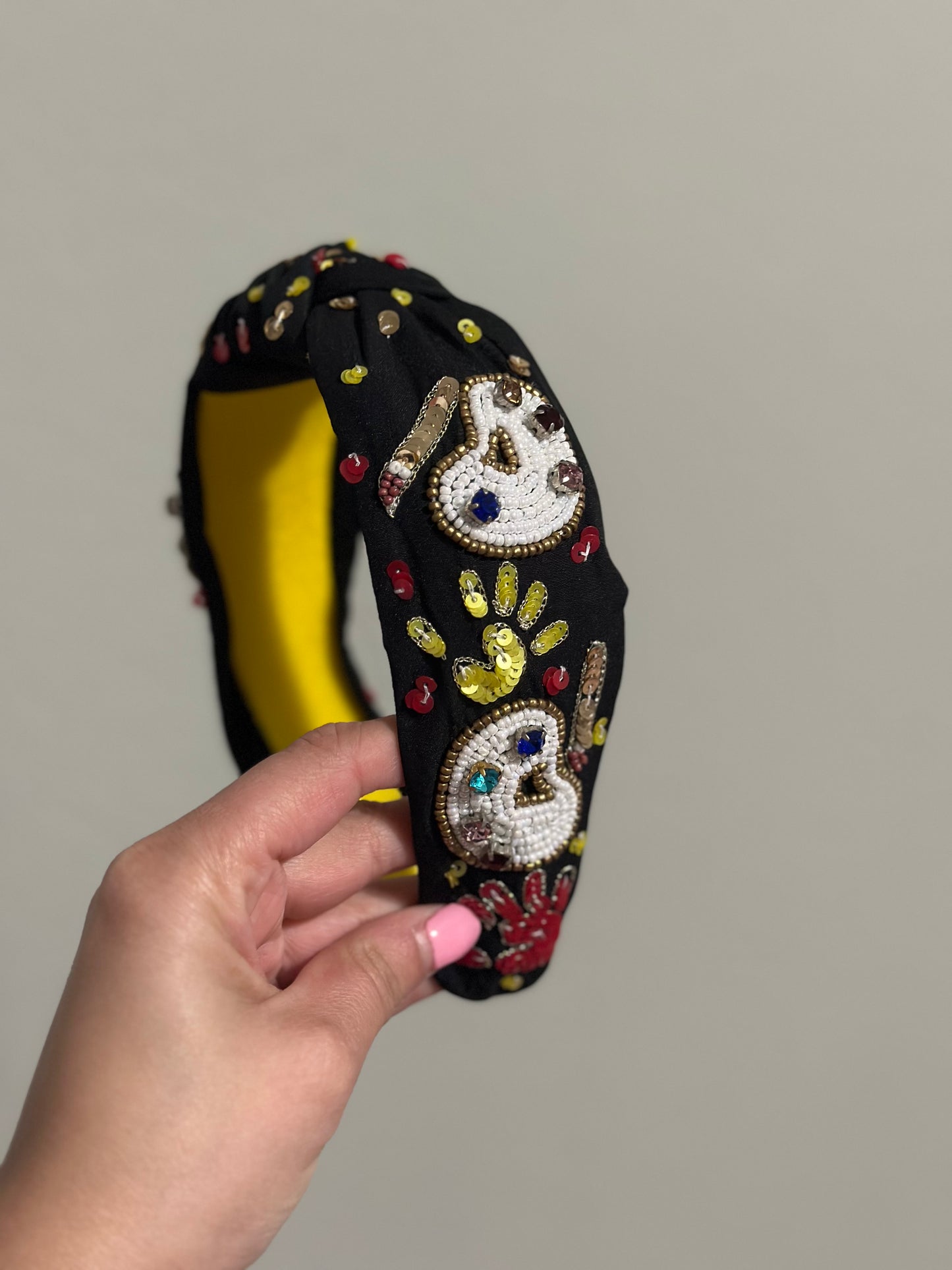 Sequin Art Teacher Headband