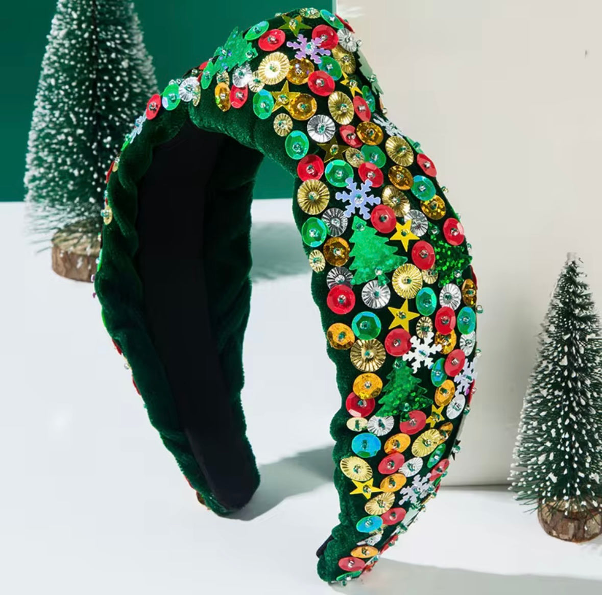 Sequin Christmas Headband