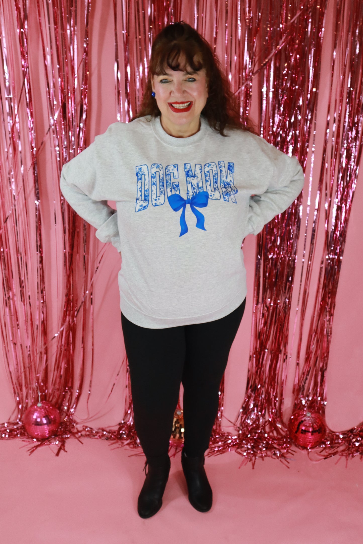 Dog Mom Coquette Sweatshirt