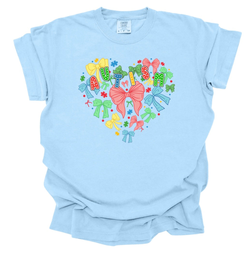 Coquette Autism Awareness Tee