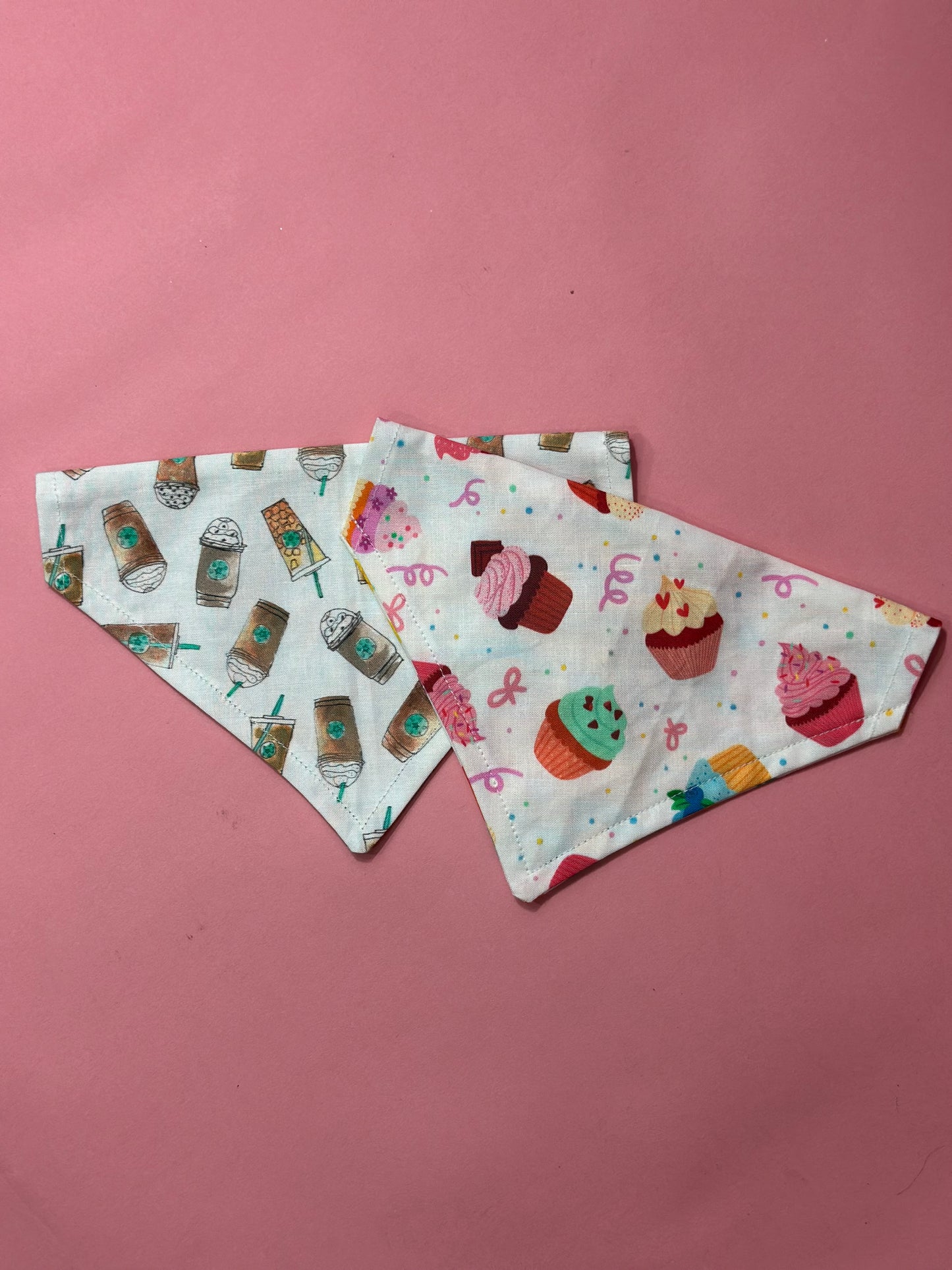 Double Sided Over the Collar Dog Bandanas