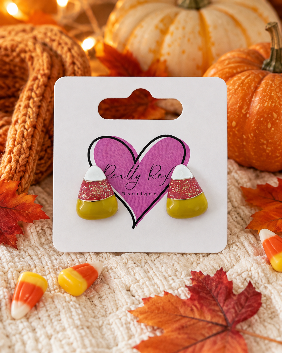 Candy Corn Studs