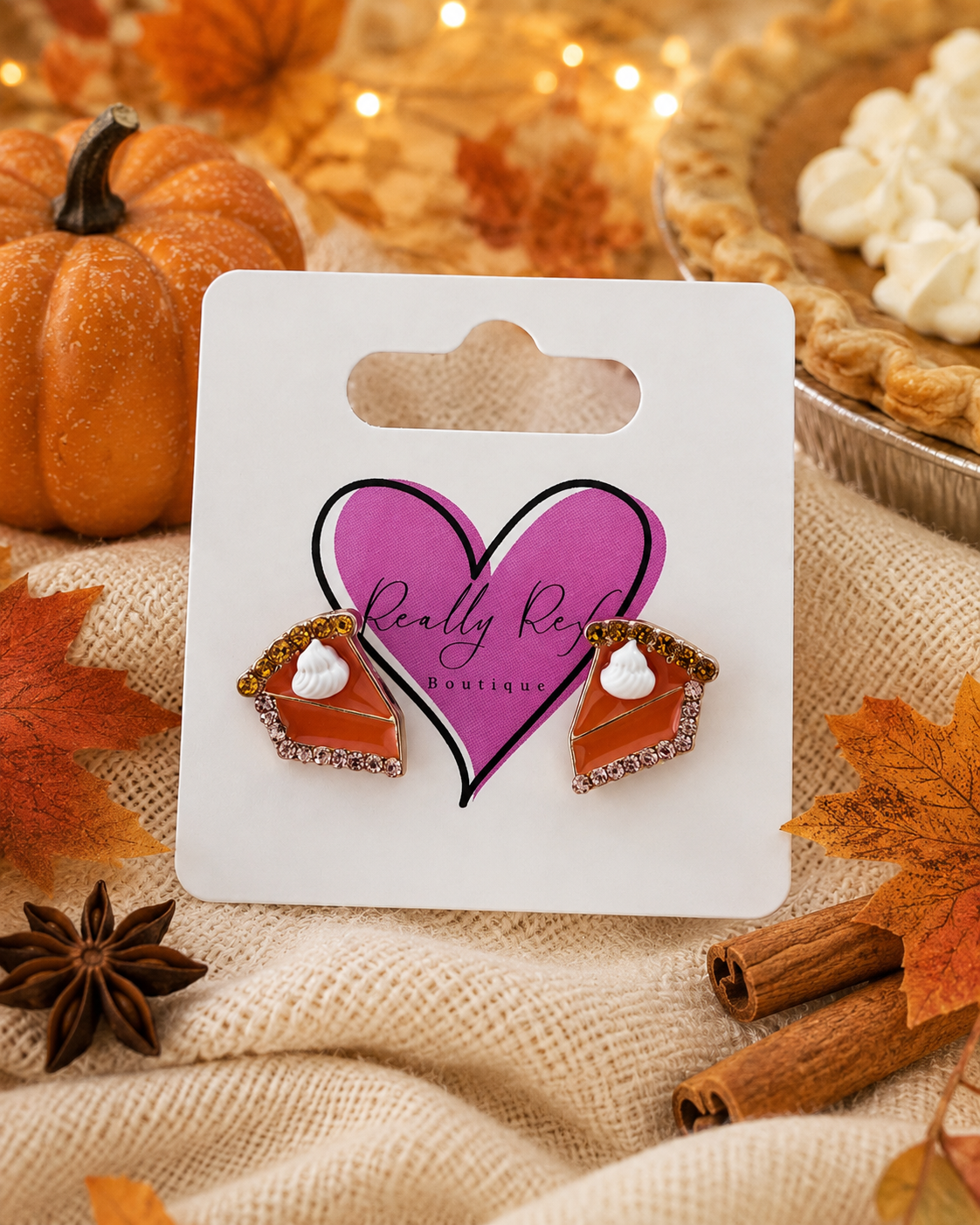 Pumpkin Pie Studs