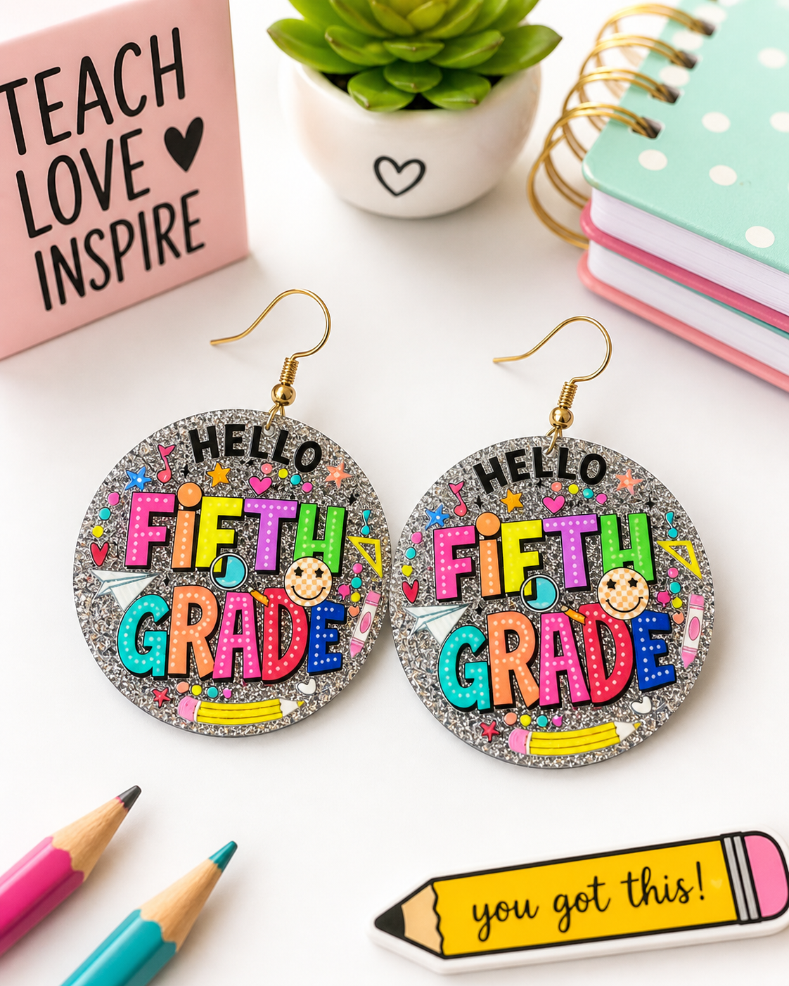 Hello Grade Earrings
