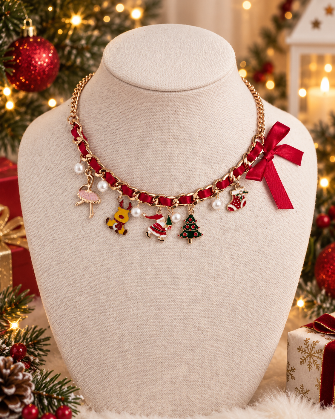 Christmas Charm Necklace