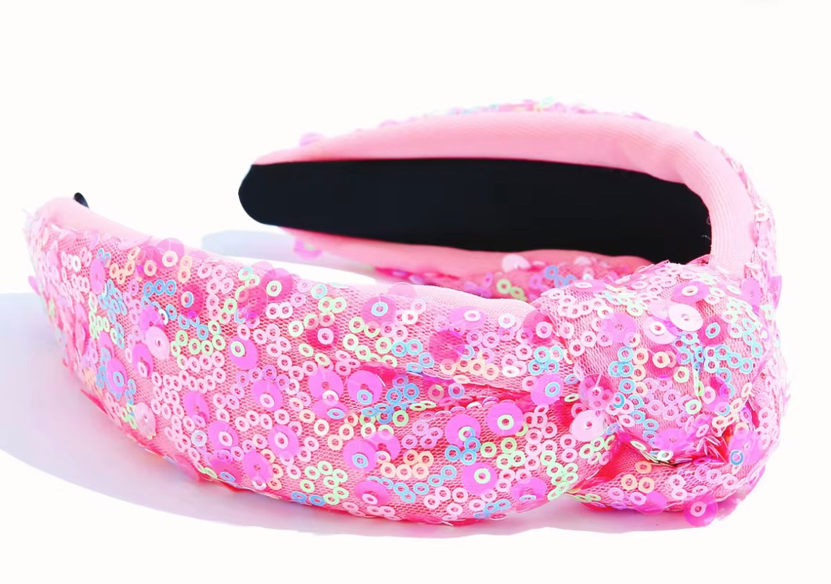Sequin Knot Headband