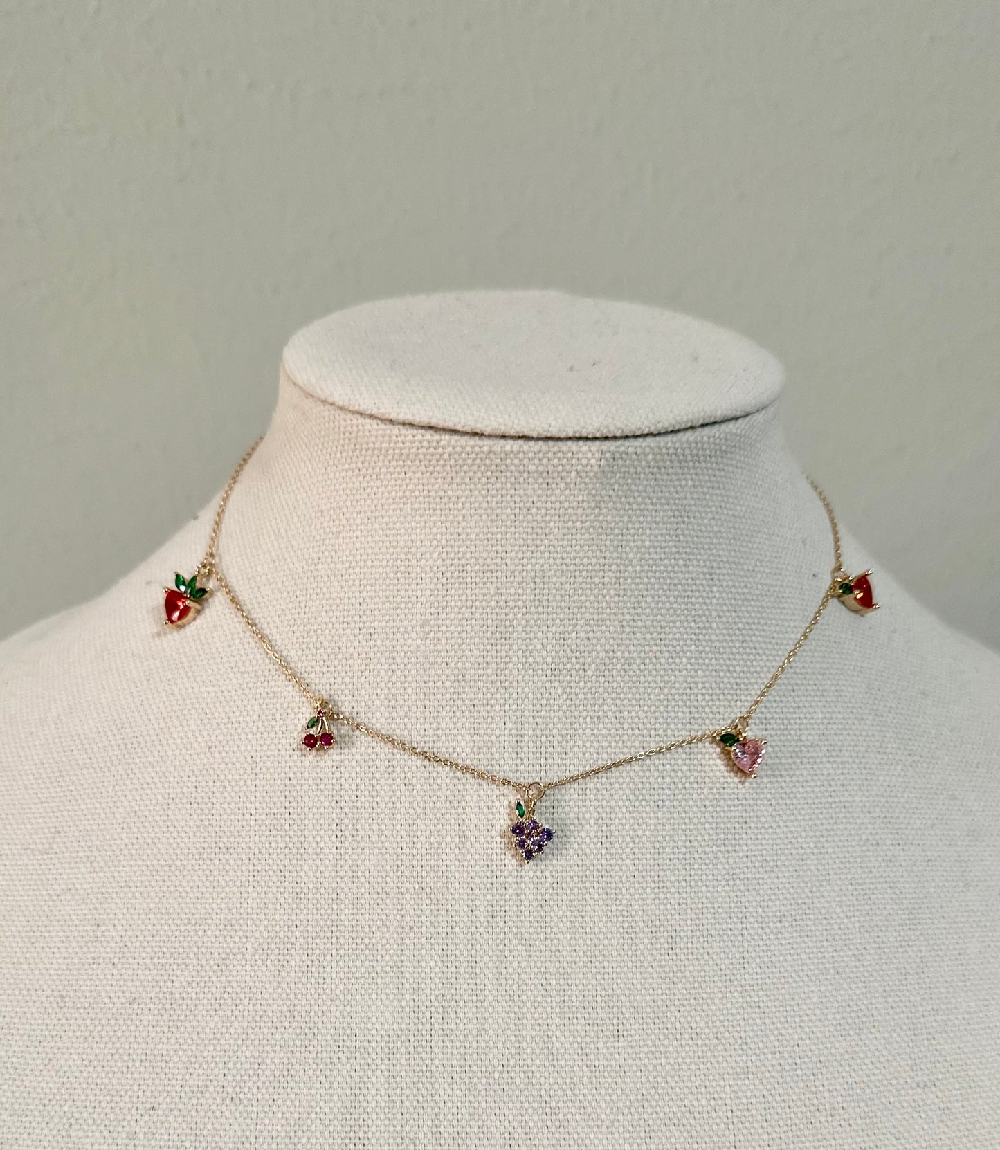 Fruit Jeweled Necklace