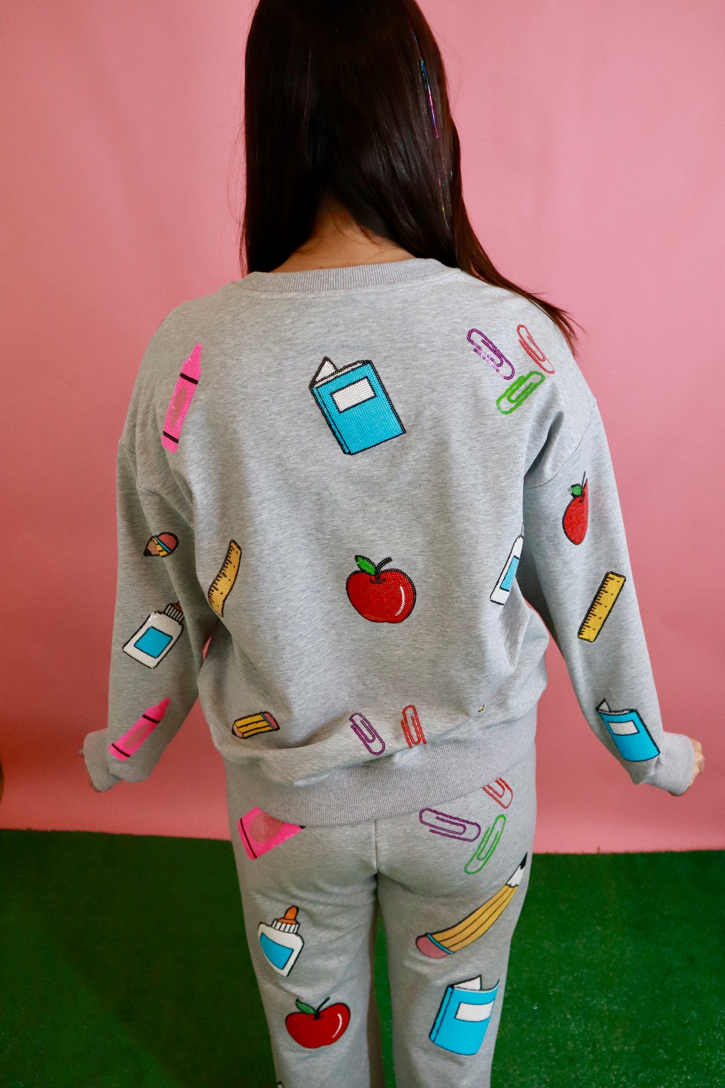 Teacher Varsity Style Sweatshirt