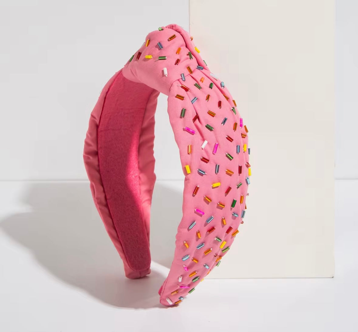 Sprinkle Beaded Knot Headband