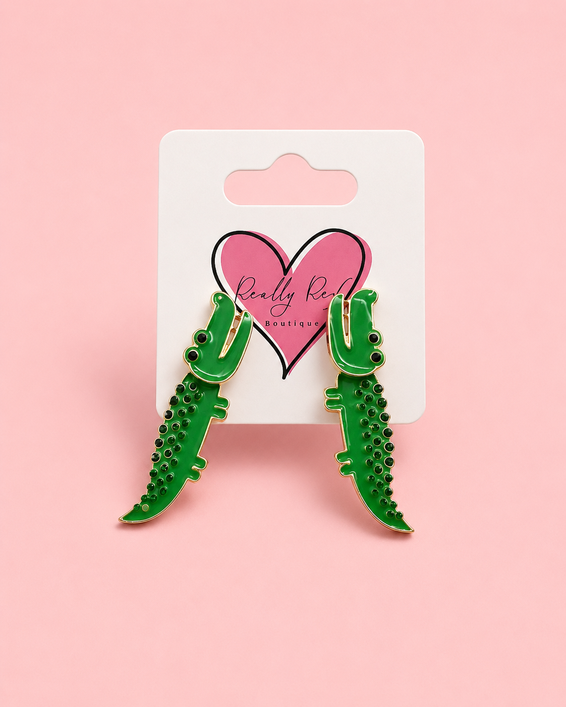 Alligator Earrings