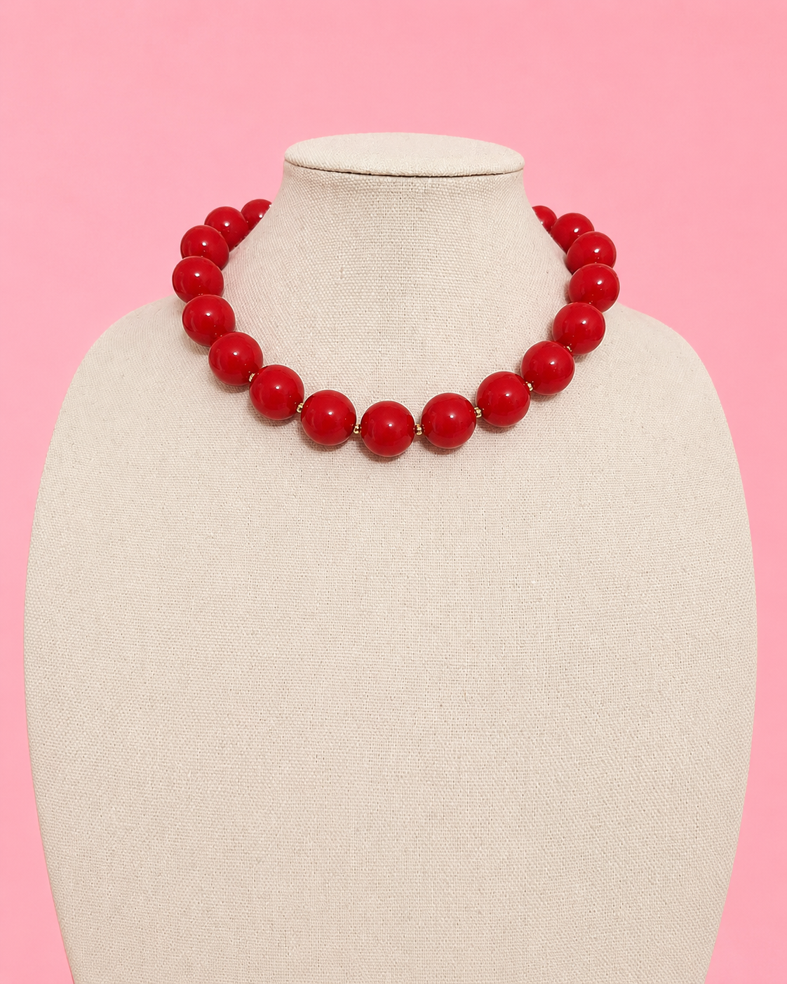 Red Bead Necklace