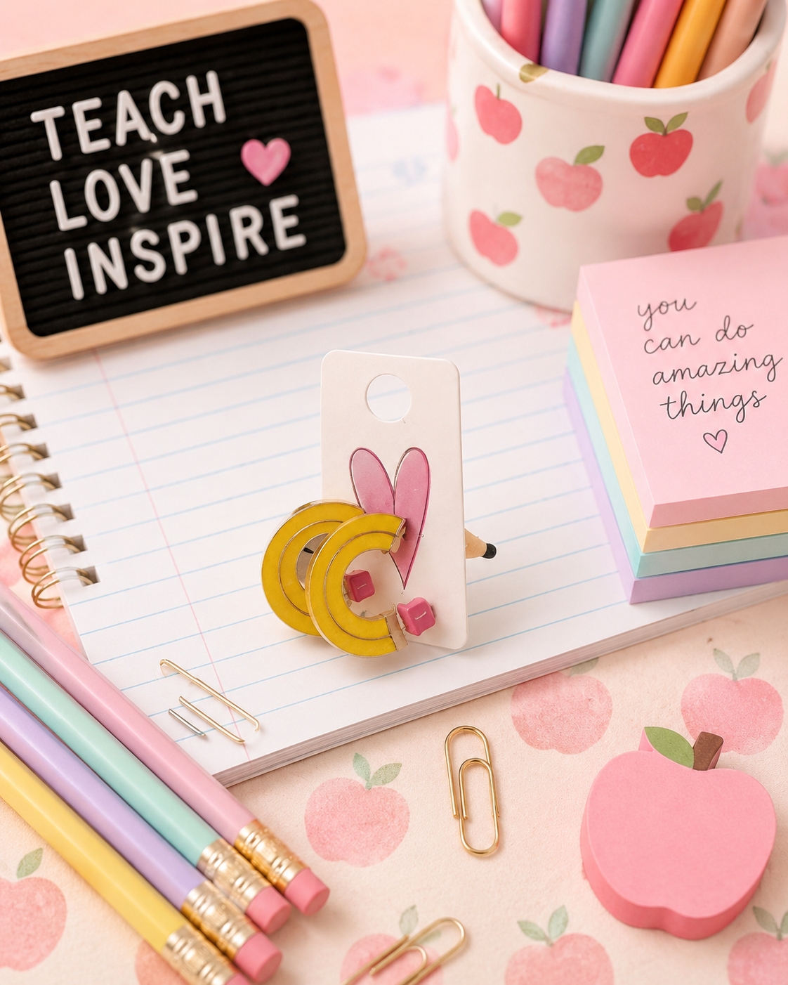Pencil Loop Earrings