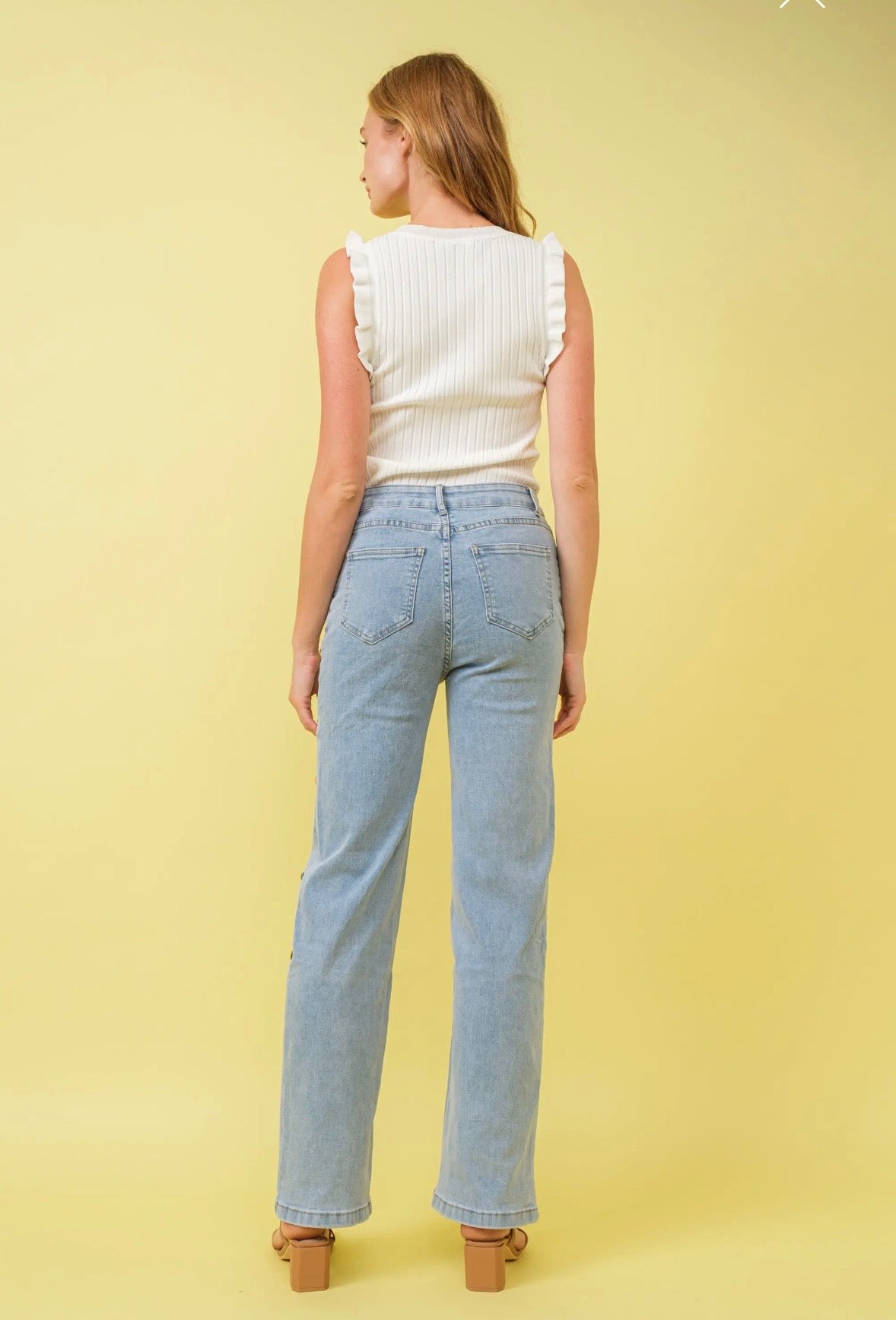 *PREORDER* Colorful Rhinestone Jeans