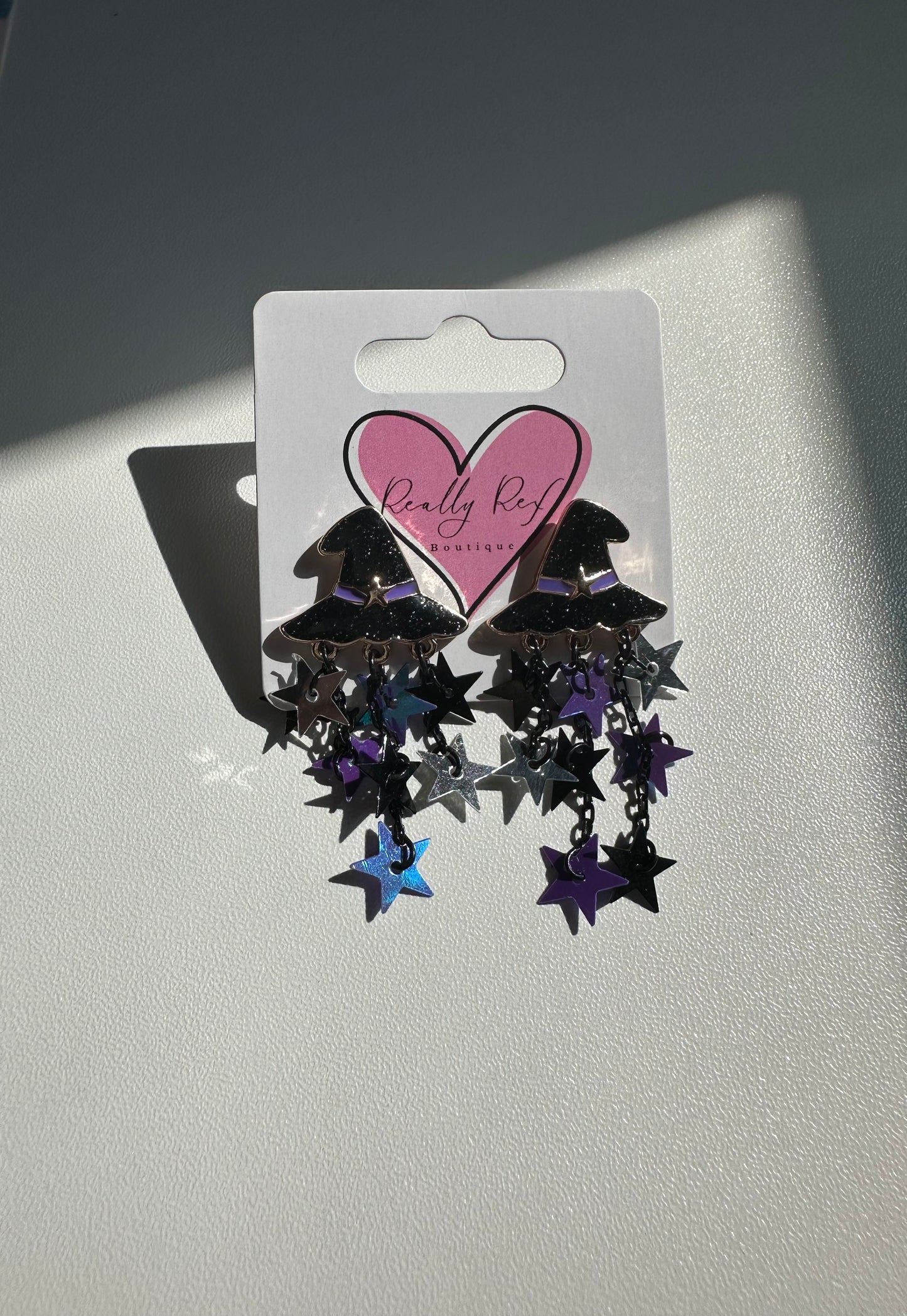 Witch Hat Dangle Earrings