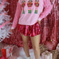 Sequin Nutcracker Long Sleeve Top