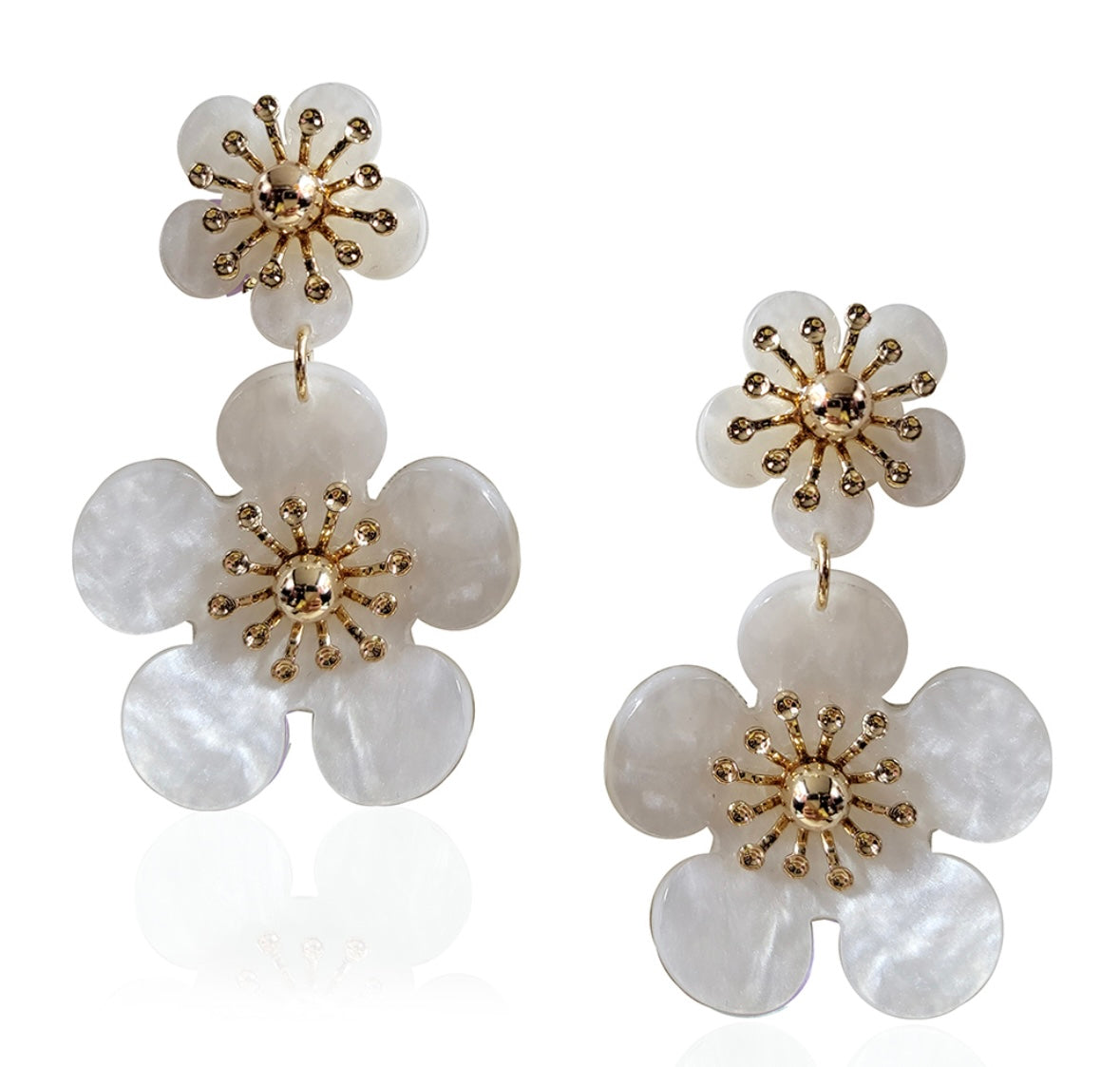 Flower Dangle Earrings