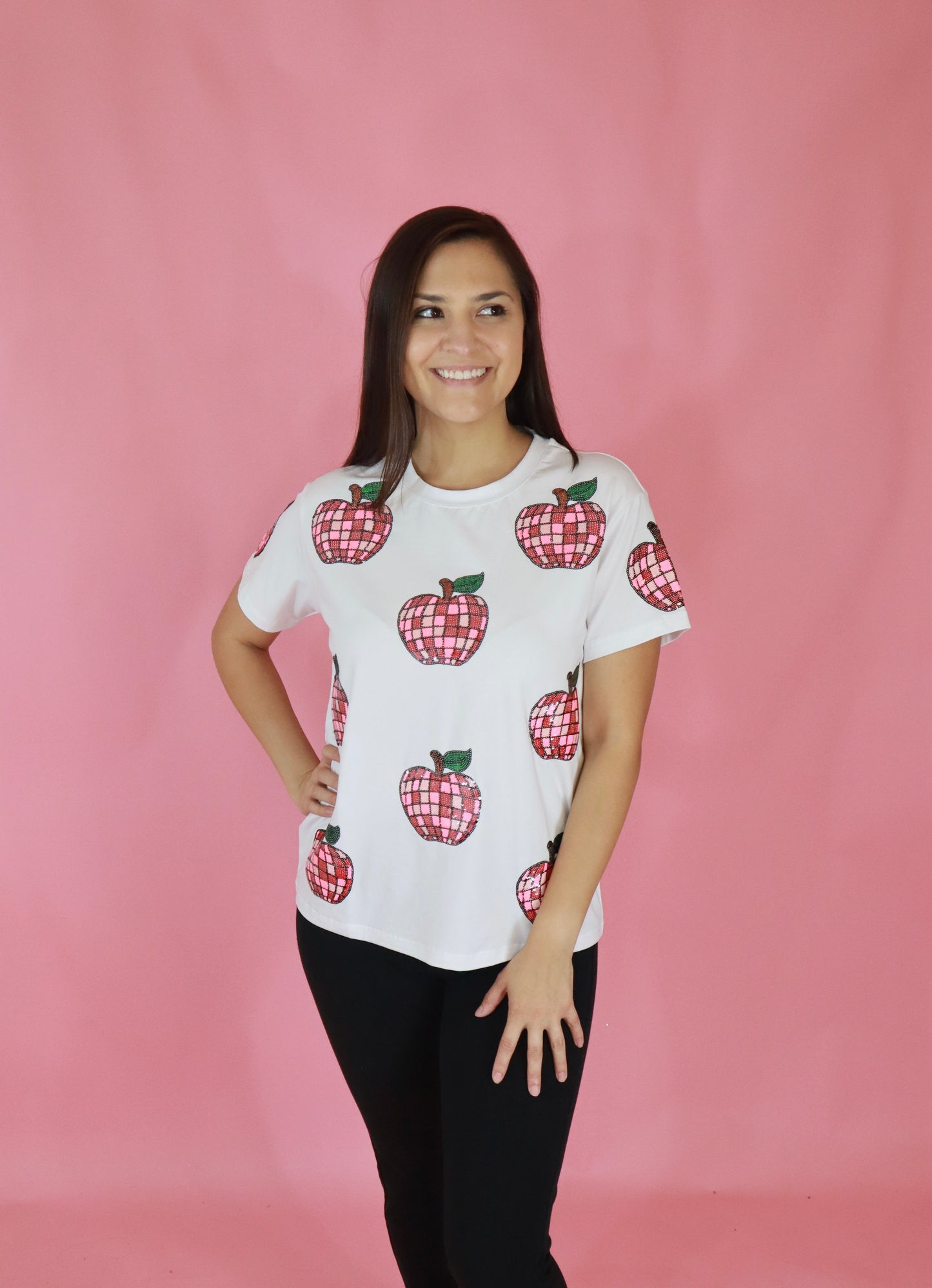 Sequin Disco Apple Shirt