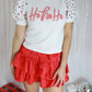 Ho Ho Ho Sequin Puff Sleeve Top