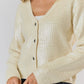 Sequin Button Down Cardigan