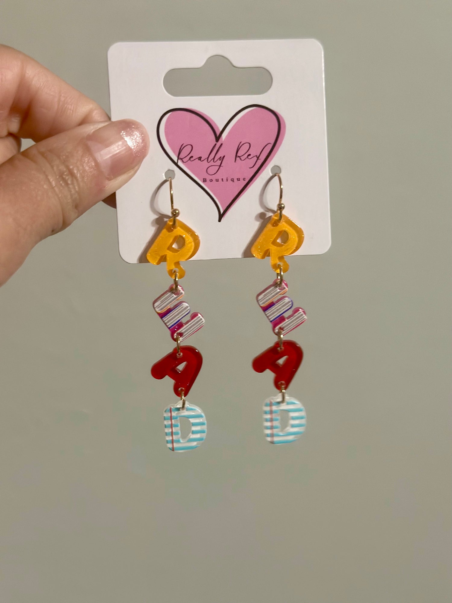 School Themed Earrings