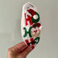 Santa Beaded Ho Ho Ho Headband