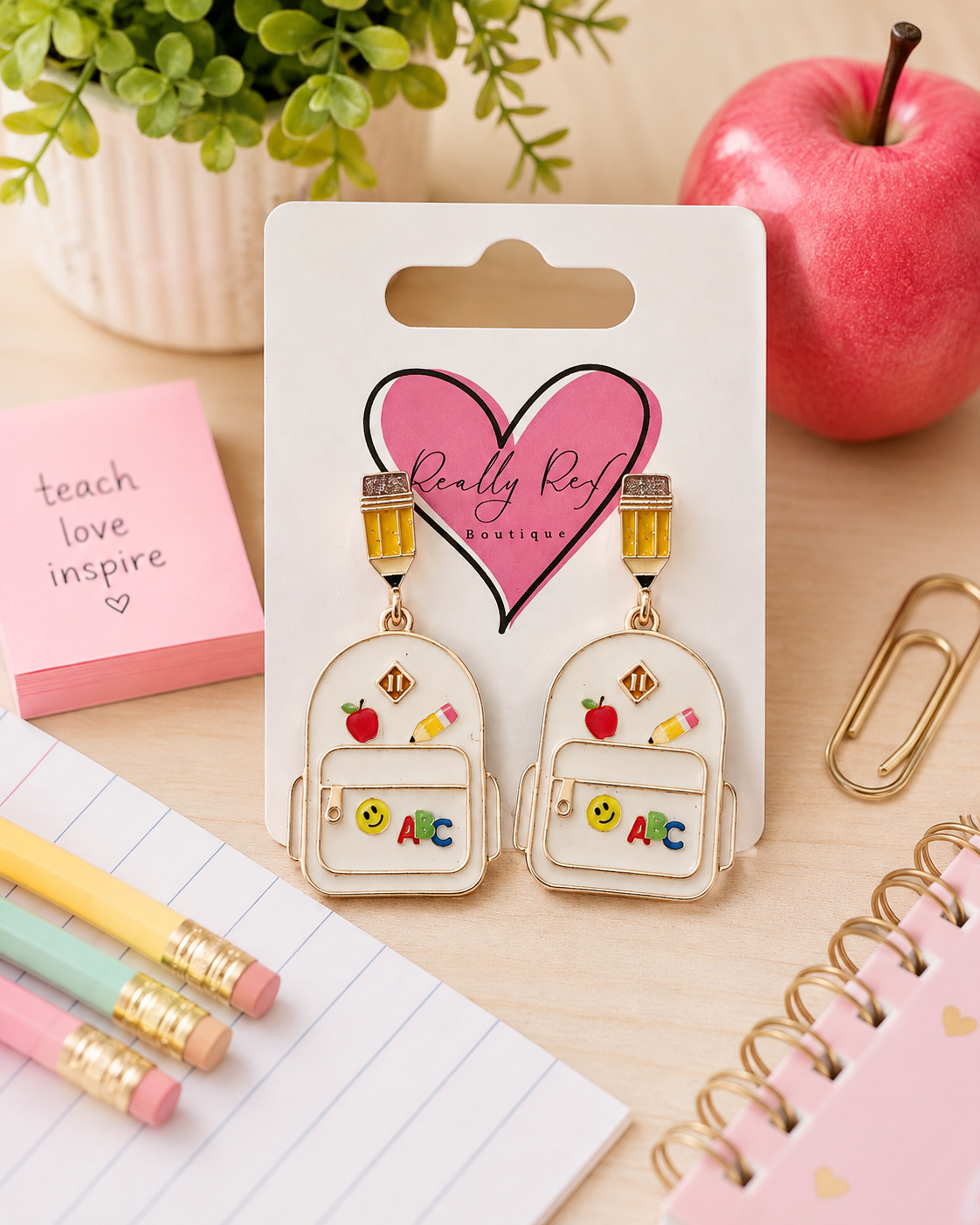Backpack Earrings