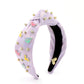 Shiny Purple Dinosaur Jeweled Headband