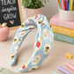 Blue Teacher Coquette Headband