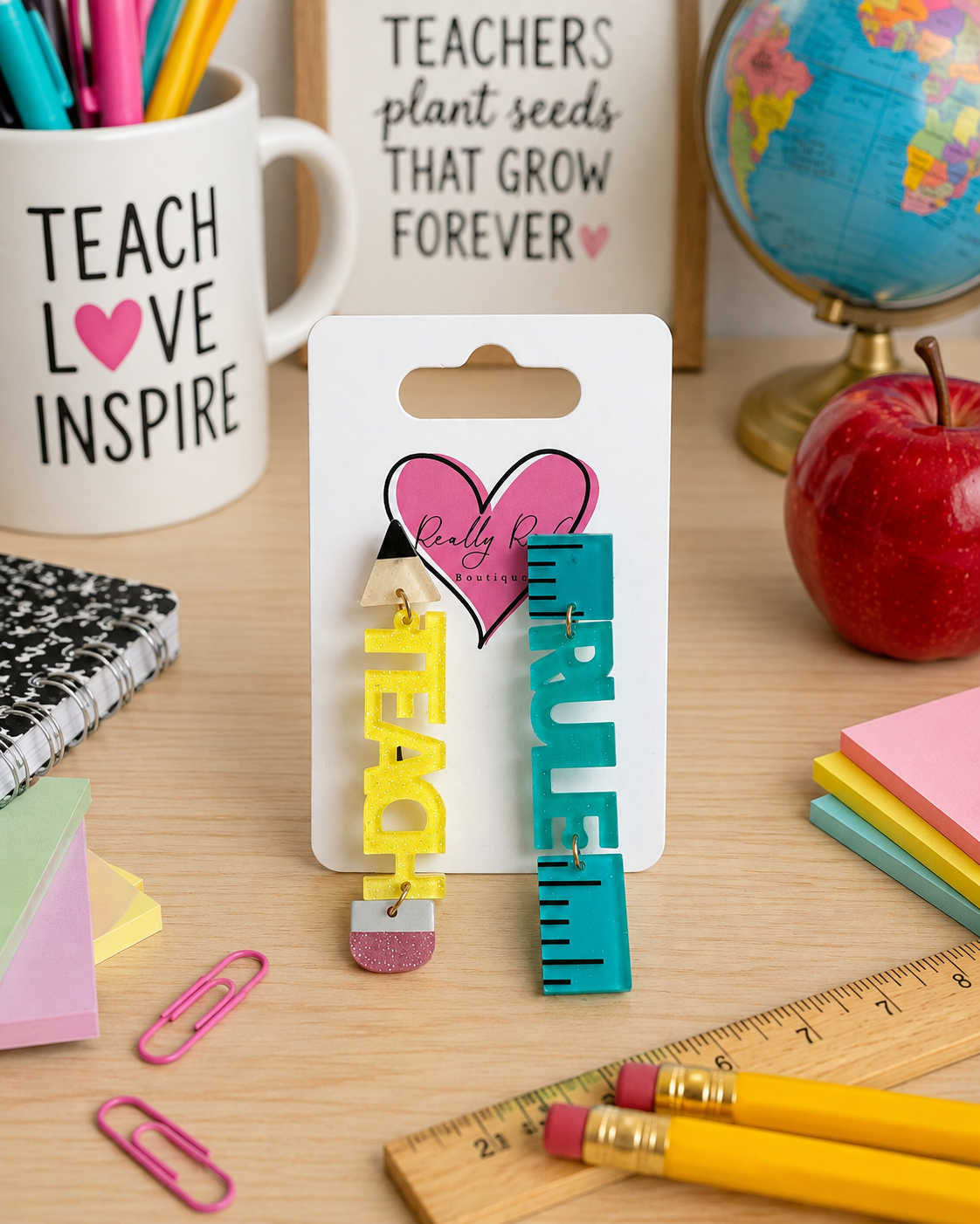 Teach Rule Earrings