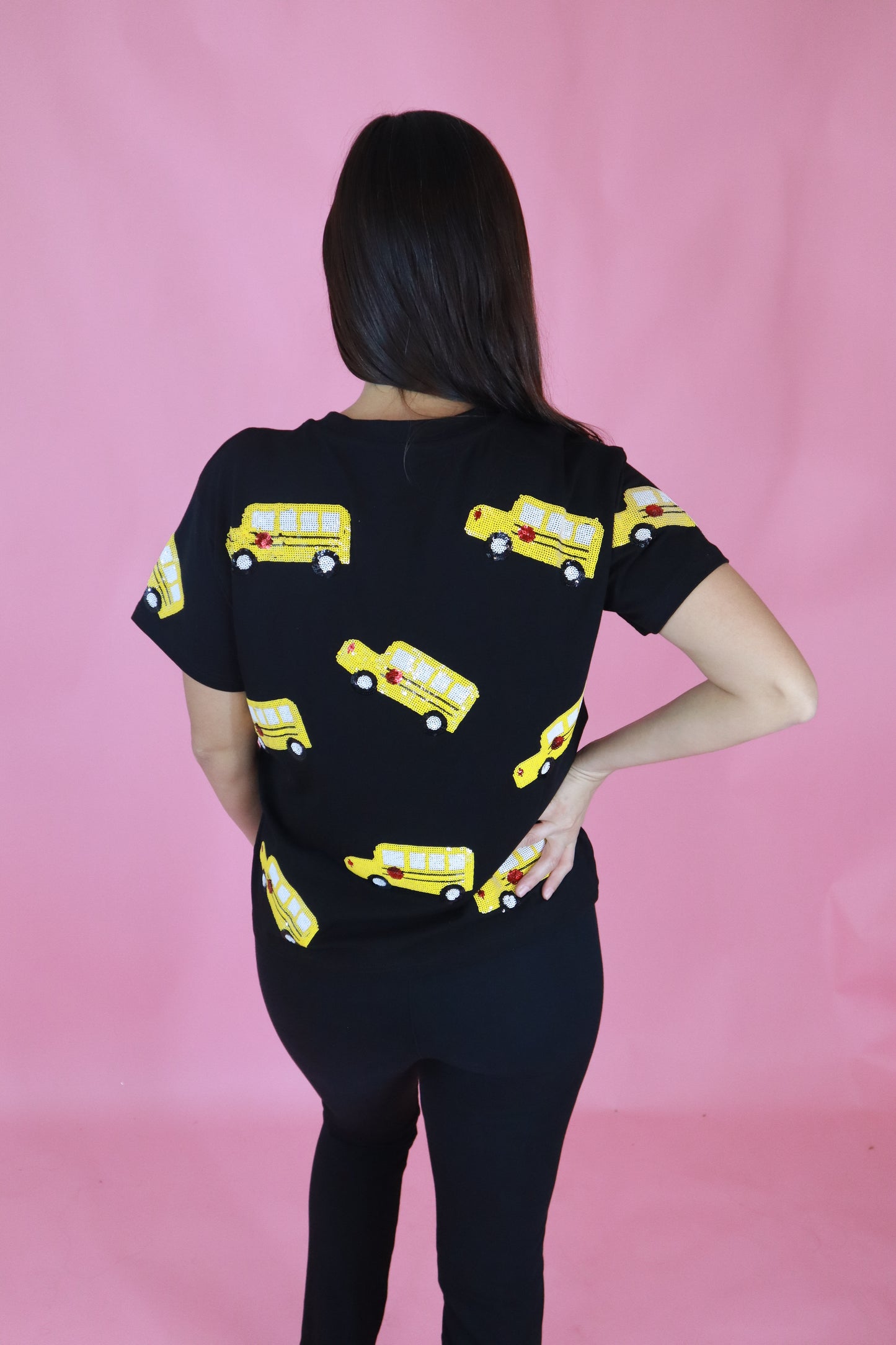 Sequin Schoolbus Shirt