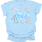 School Staff Pennant Floral Tee