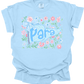 School Staff Pennant Floral Tee