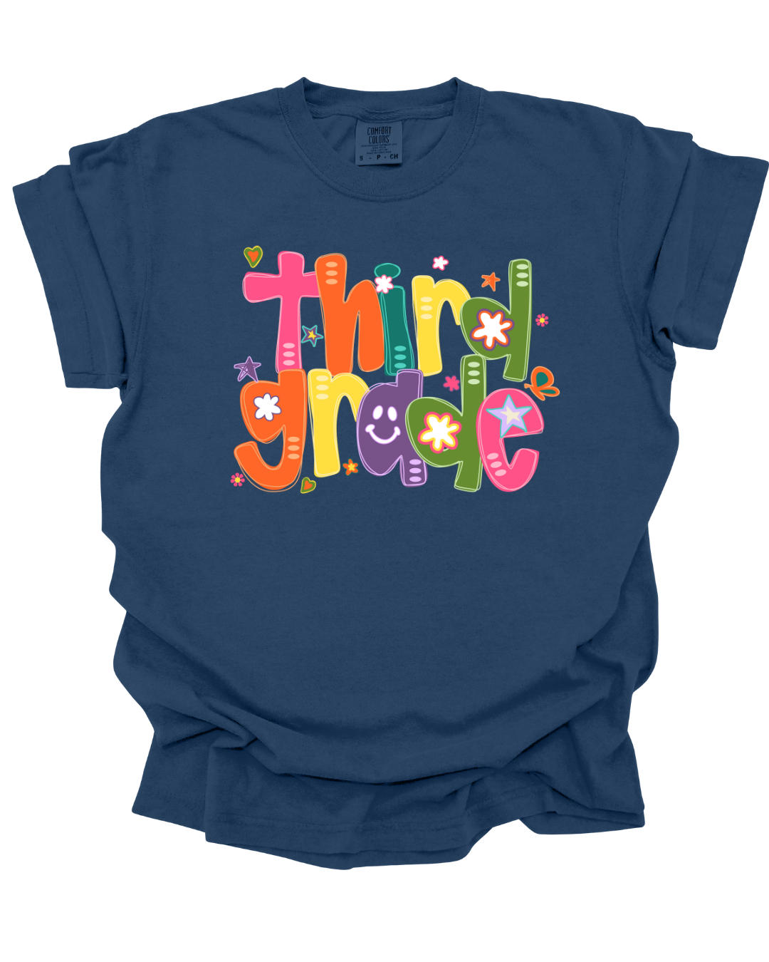 Colorful Grade Level Tee