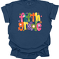 Colorful Grade Level Tee